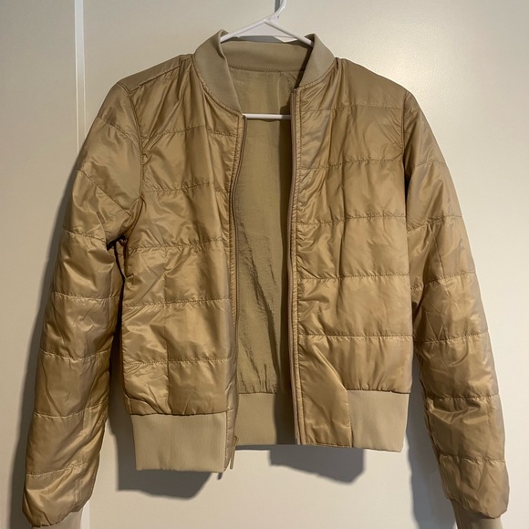 lululemon athletica Tan Bomber Jacket - Picture 3 of 4